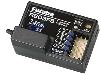 Futaba R603FS Fasst 2.4GHz 3PK/S, 3PJ/S