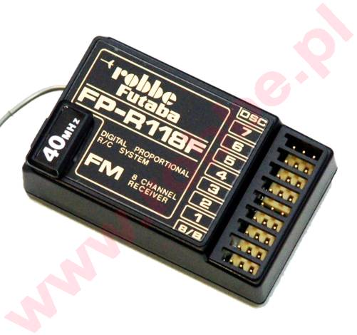 Futaba R118F 8-kanałowy odbiornik 40MHz FM