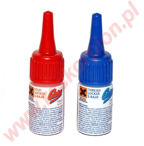 Lock screw set red and blue 2x 7ml Ripmax